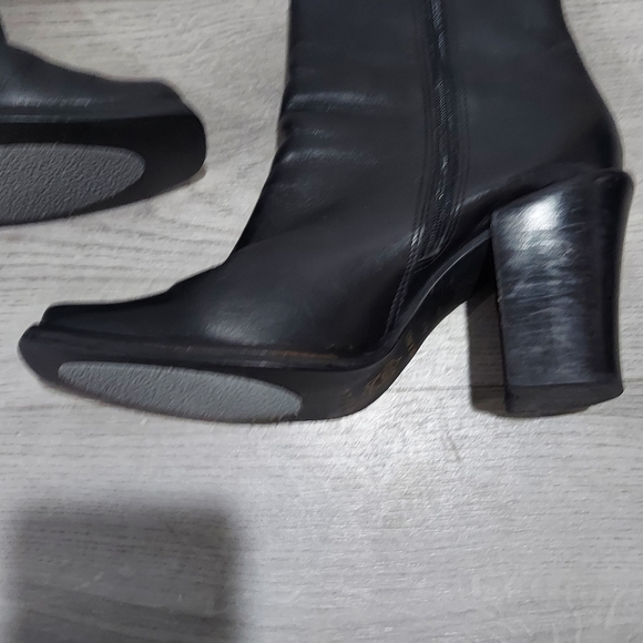 Pazzo Black Midi Boots Sz 10 - Picture 5 of 8
